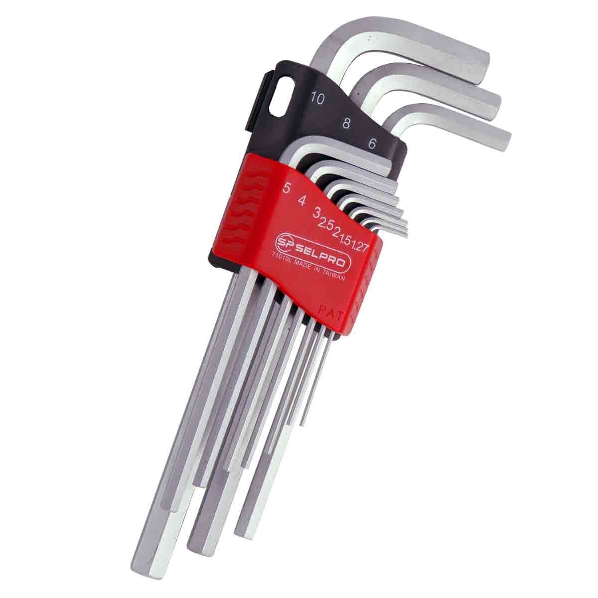 10 Pcs Hex Allen Key Set