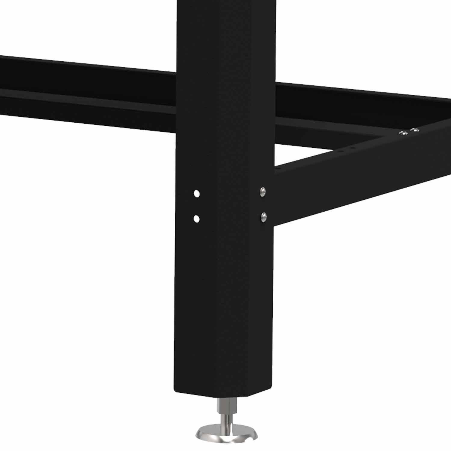 Workbench Table With Fiberboard Workstation, Easy Assembly.