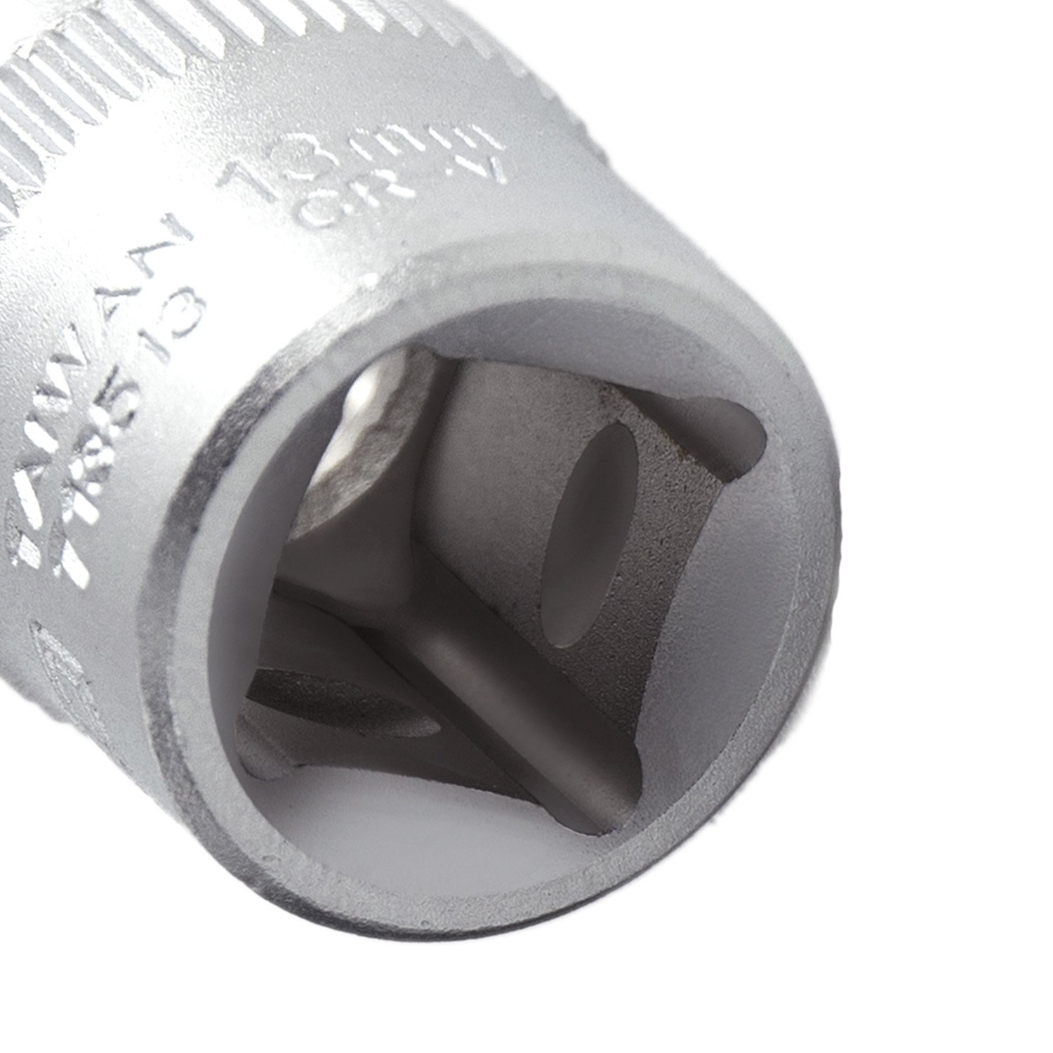 1/2" Dr. Short Chrome Socket 6PT