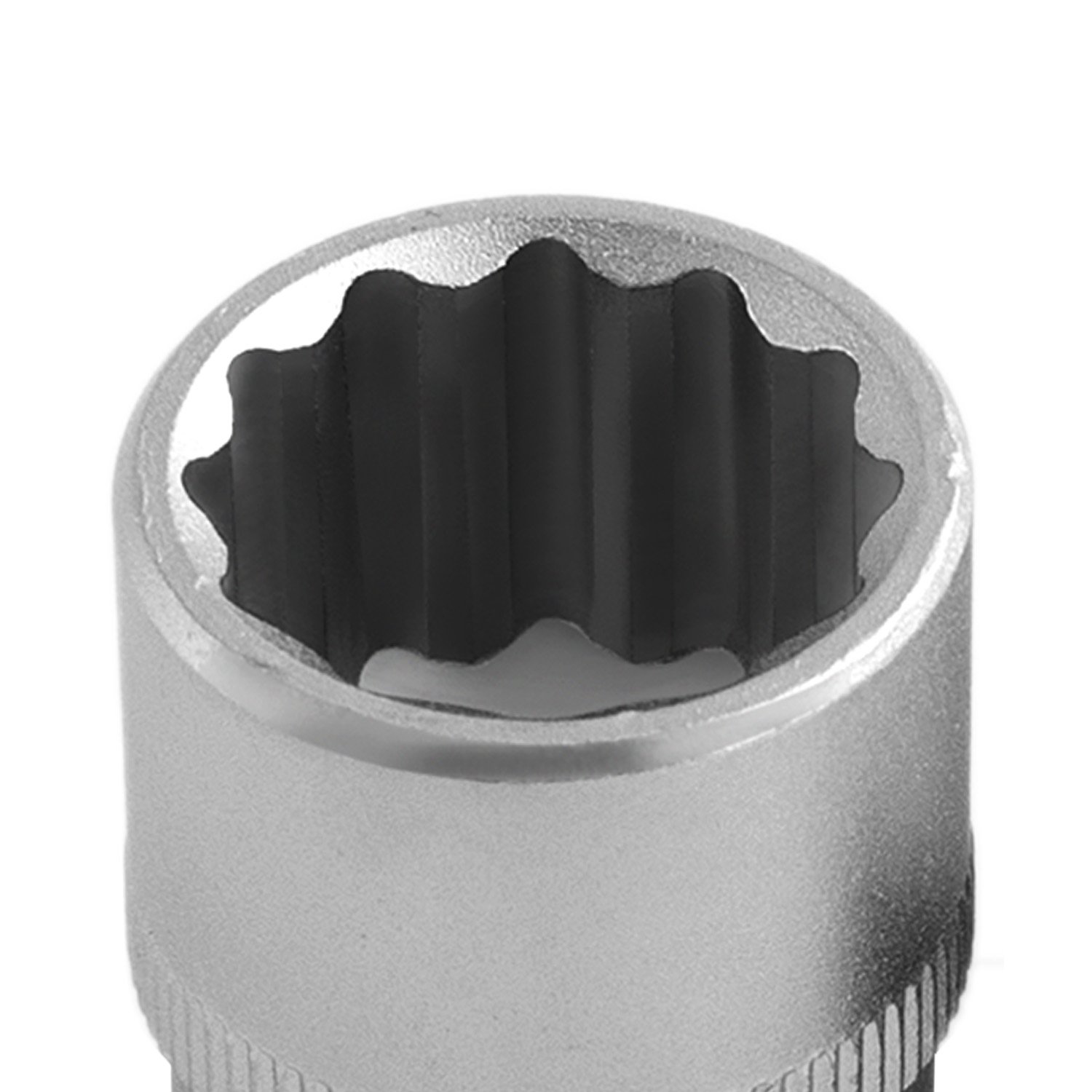 1/2" Dr. Short Chrome Socket 12PT.
