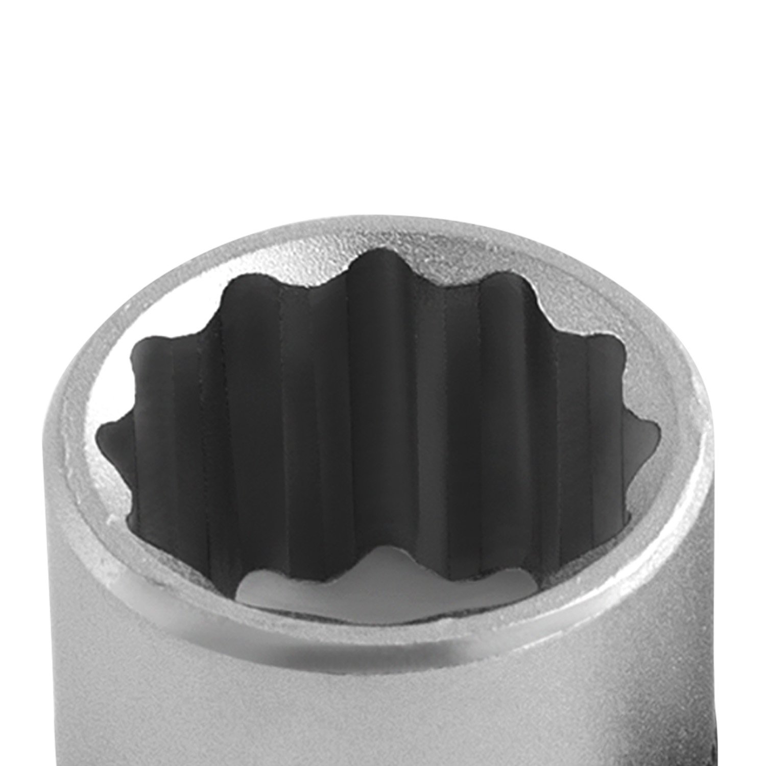 1/2" Dr. Short Chrome Socket 12PT Inch Sizes.
