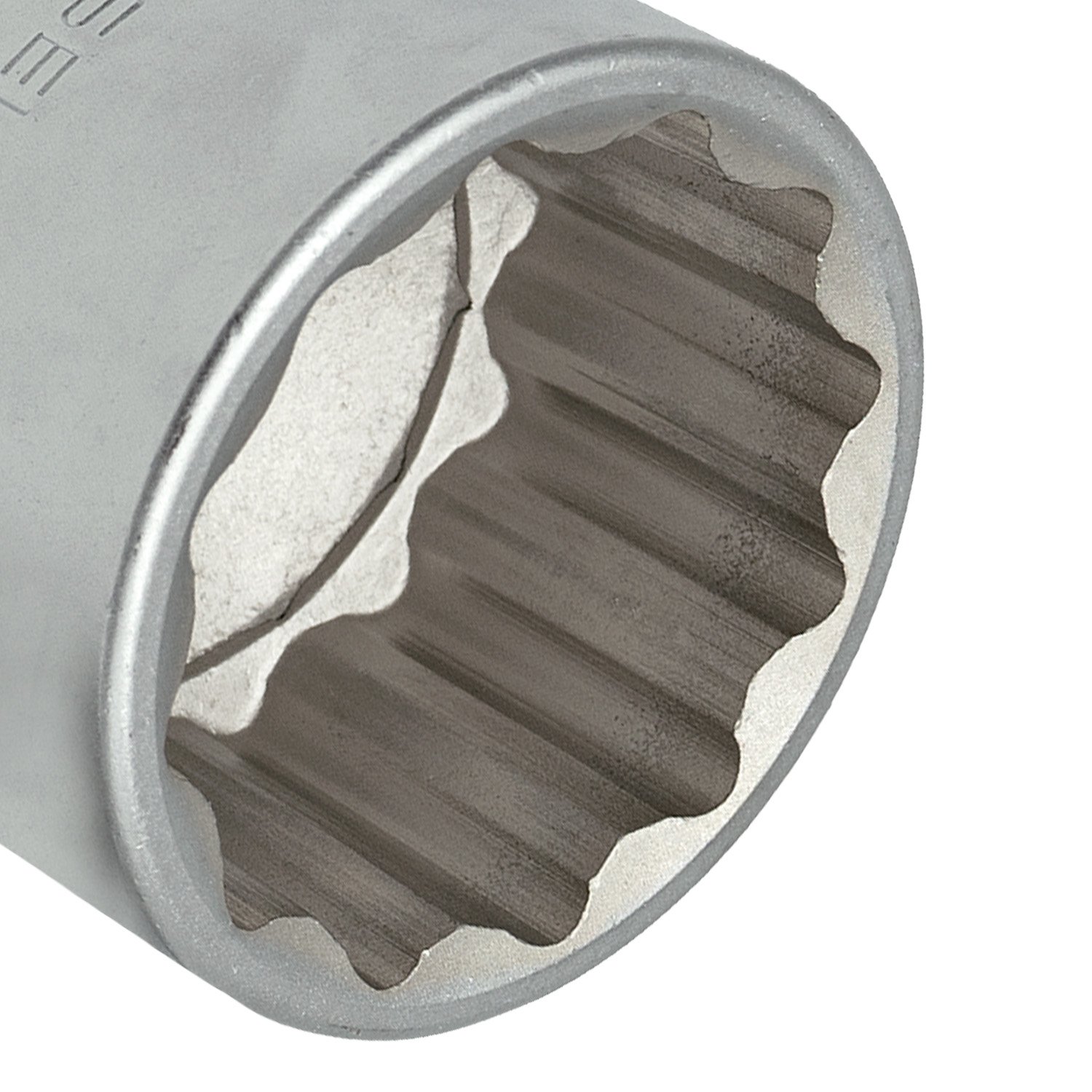 1" Dr. Short Chrome Socket 12PT.