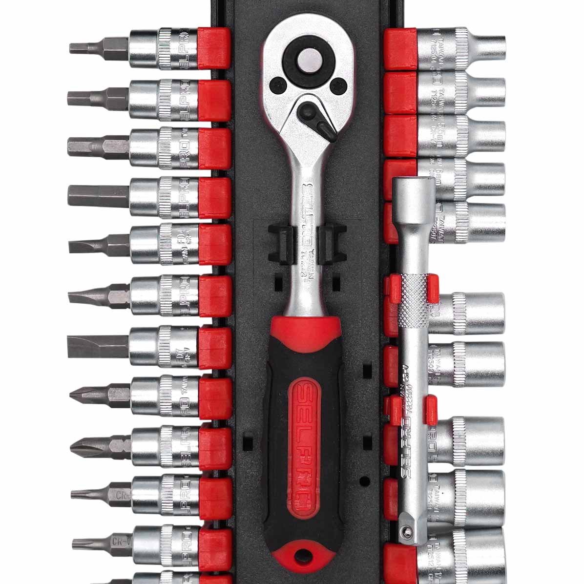 28 pcs 1/4" Dr. socket set (6PT)