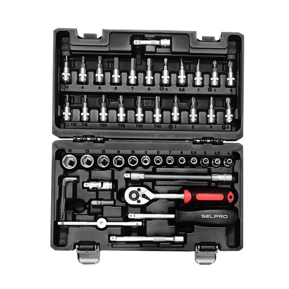 1/4" Dr. 46 Pcs Socket Set.