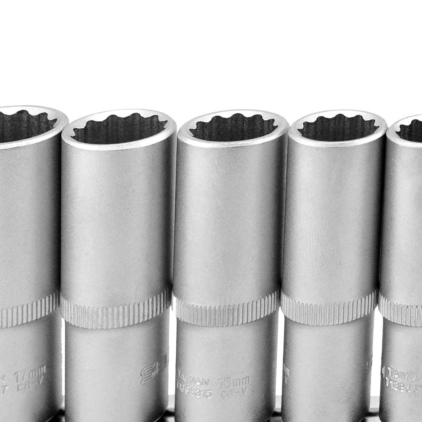 3/8" Dr. 10 Pcs Deep Socket 12PT