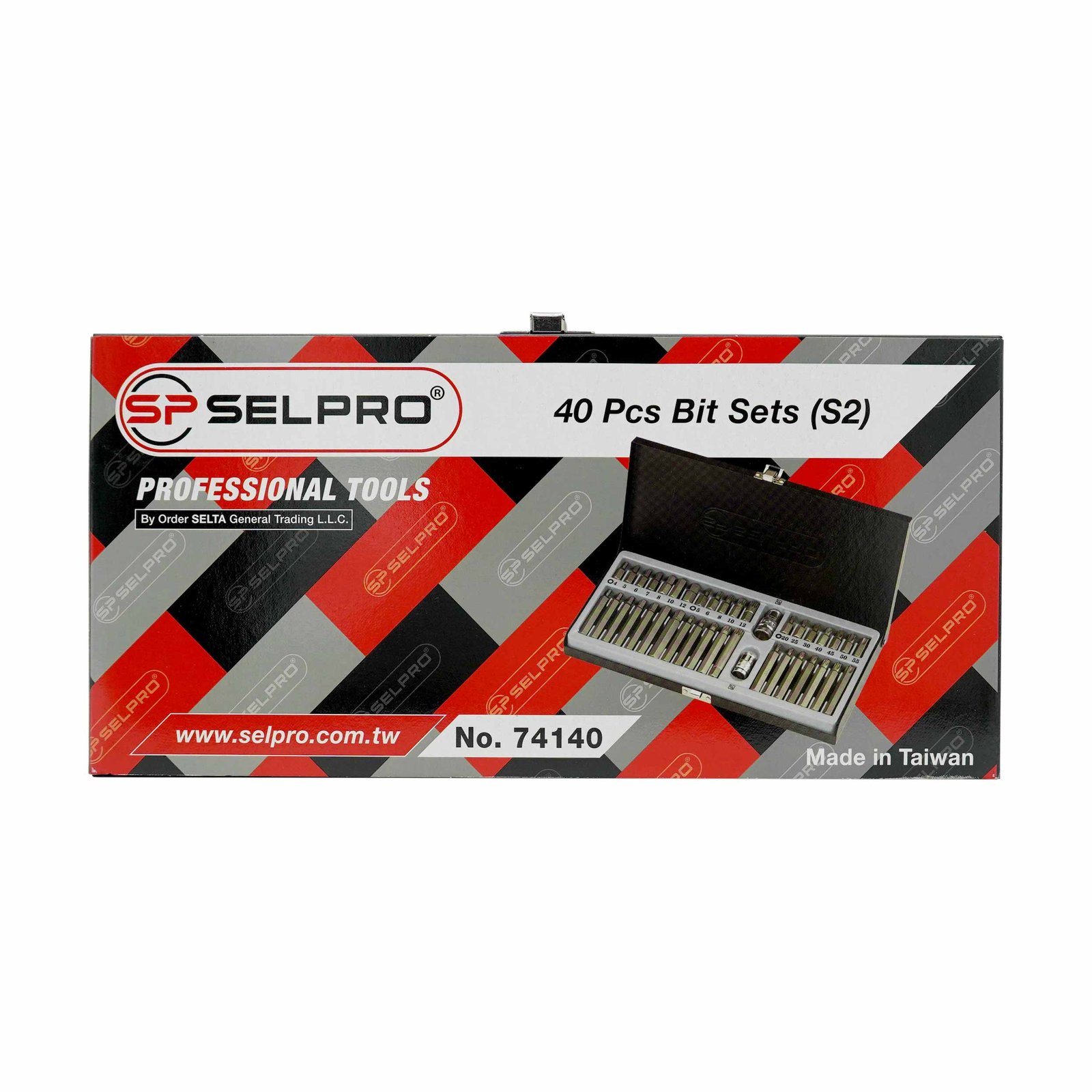 40 Pcs Bits Sets S2 Metal Box.