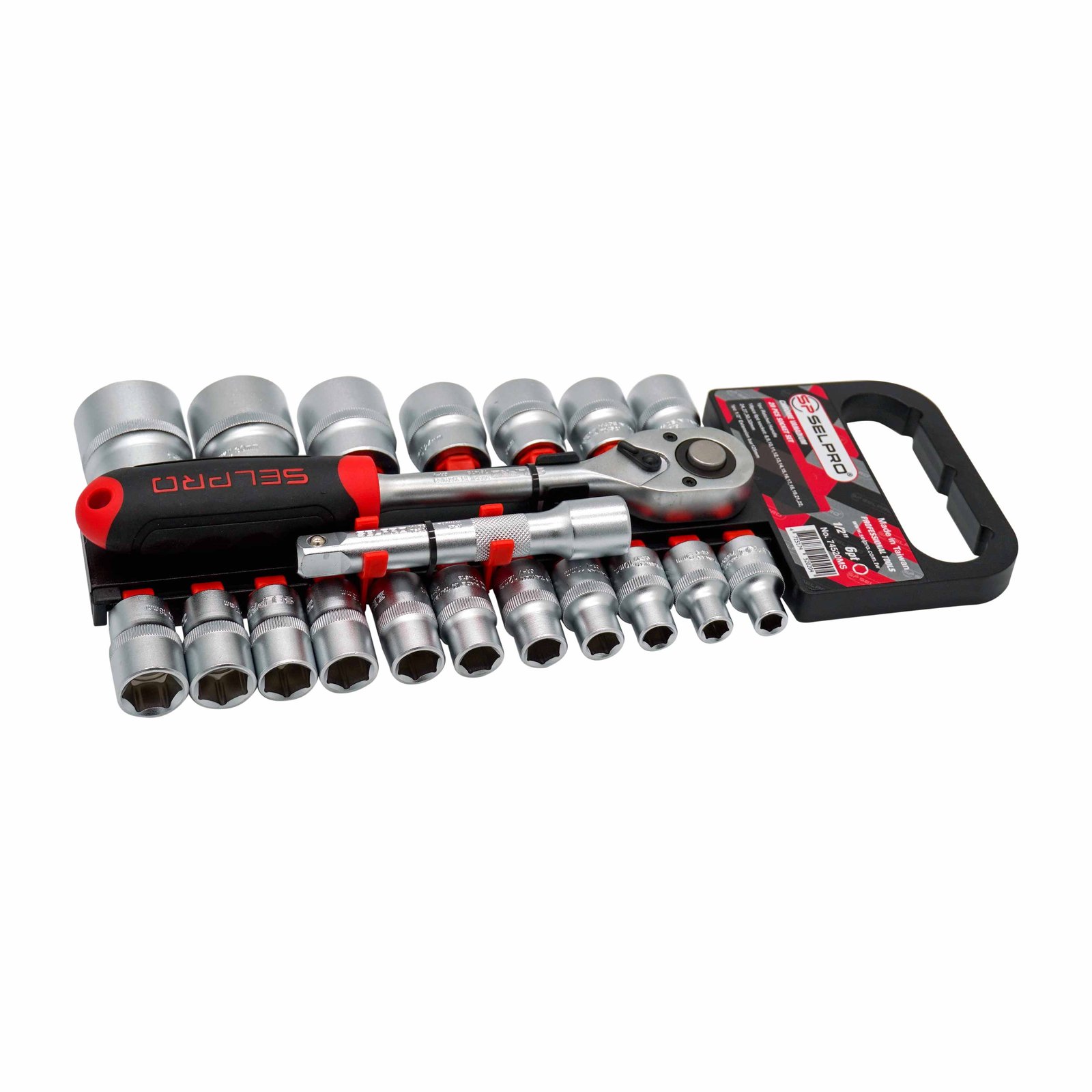 20 Pcs 1/2" Dr. Socket Set (6PT).