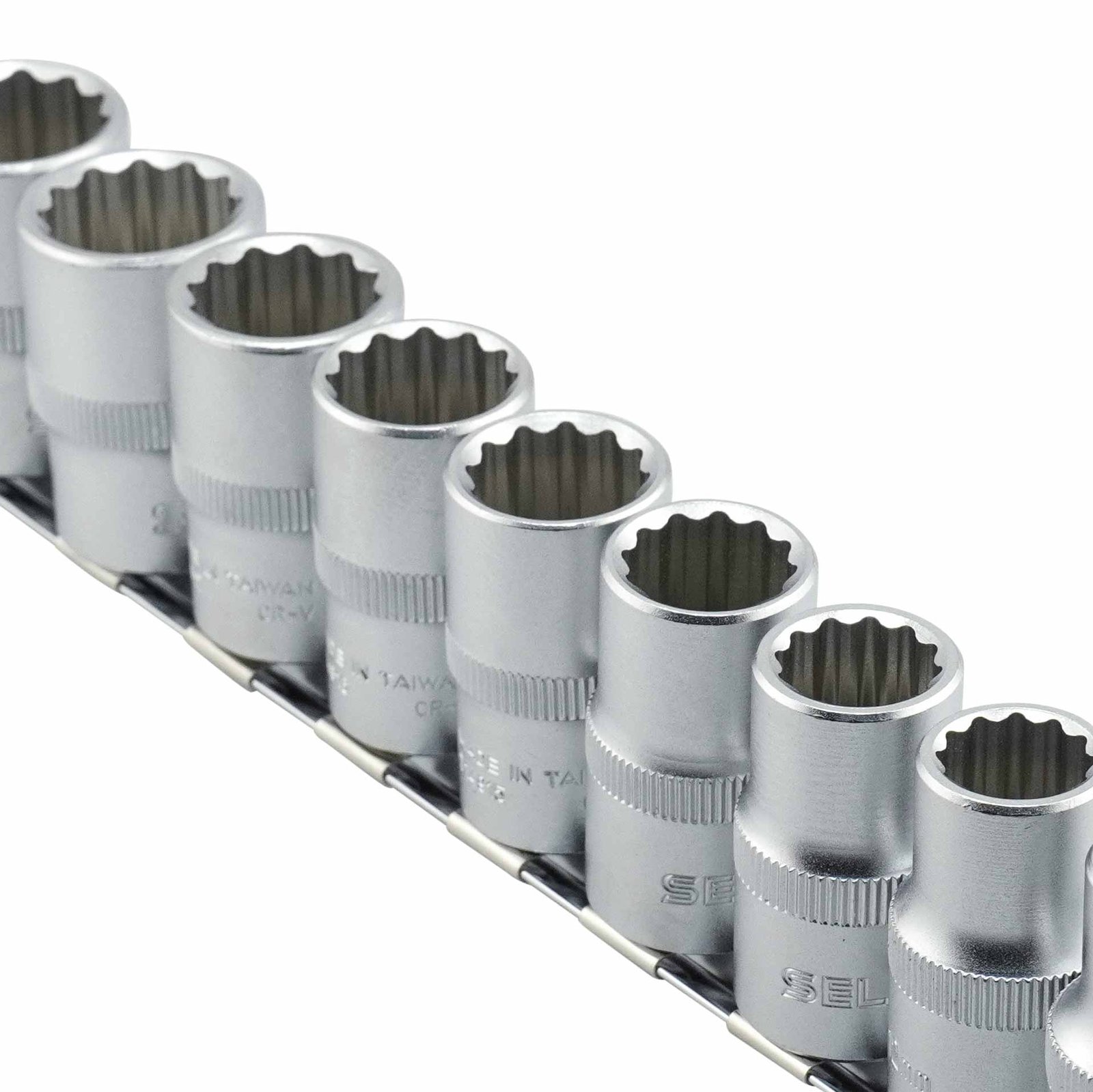 1/2" Dr. 12 Pcs Short Socket Set 12PT