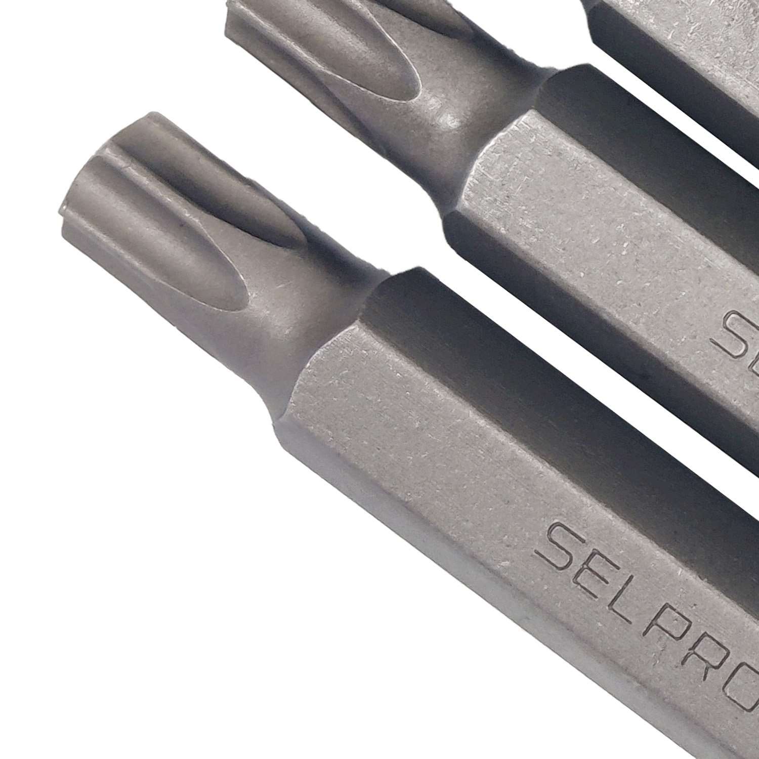 Long Torx Steel Bit 75mm, S2.