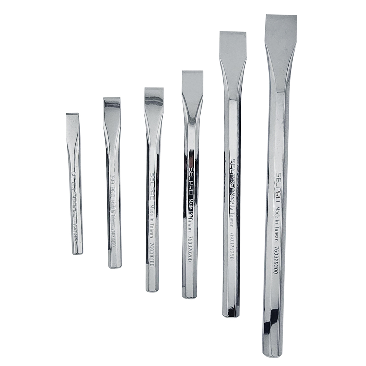 8 Pcs Flat Cold Chisel Set
