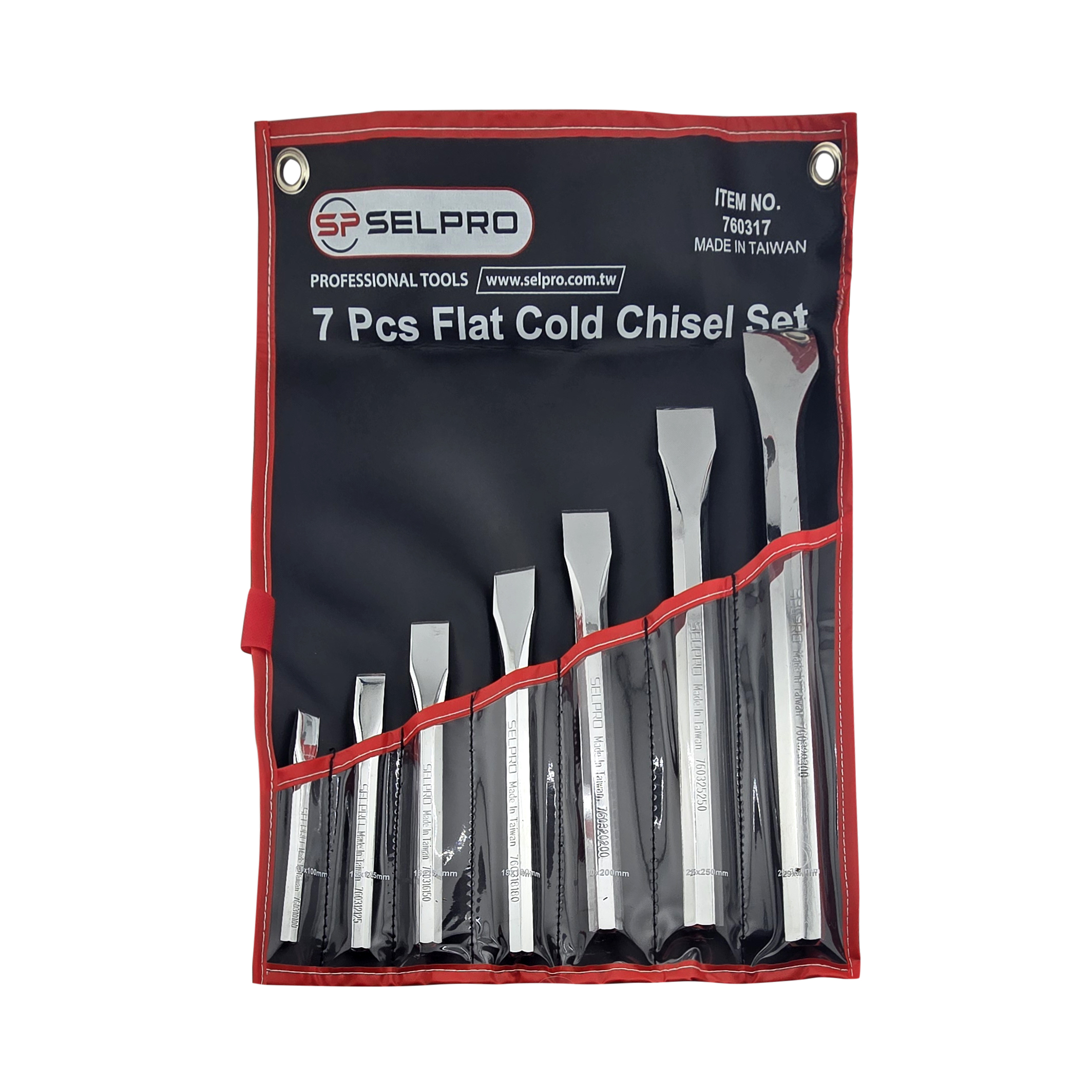 8 Pcs Flat Cold Chisel Set