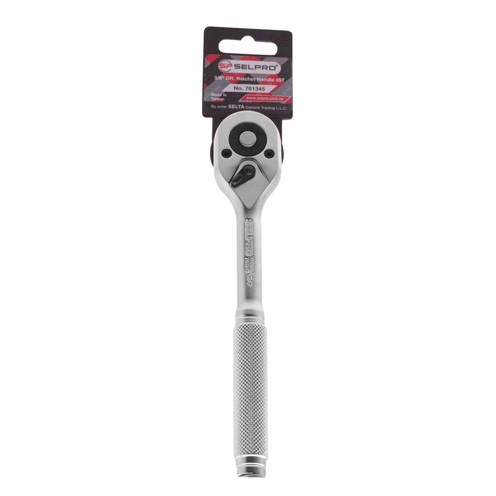45 Teeth Ratchet Handle With Knurled Grip