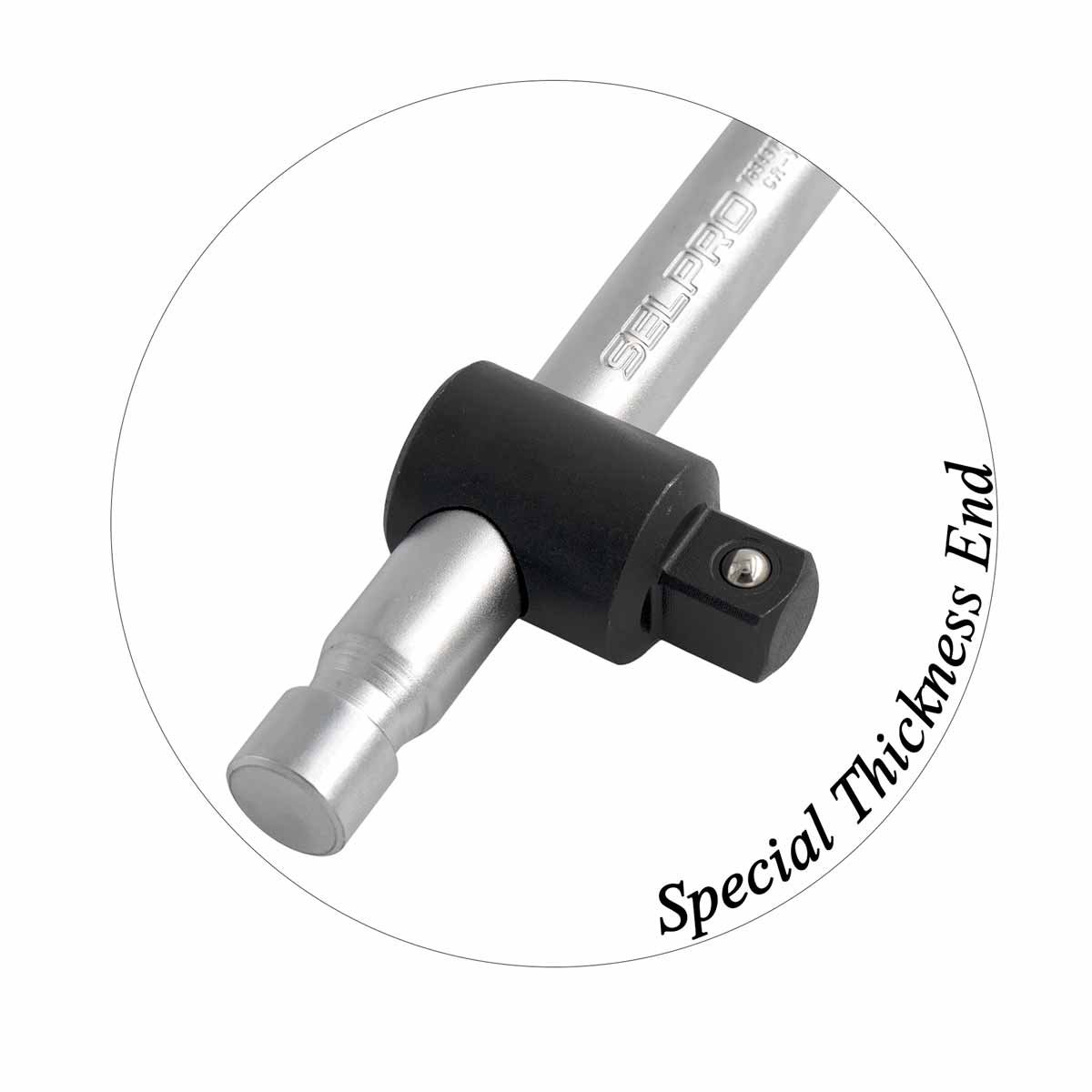 Sliding T Handle Wrench Thickness End