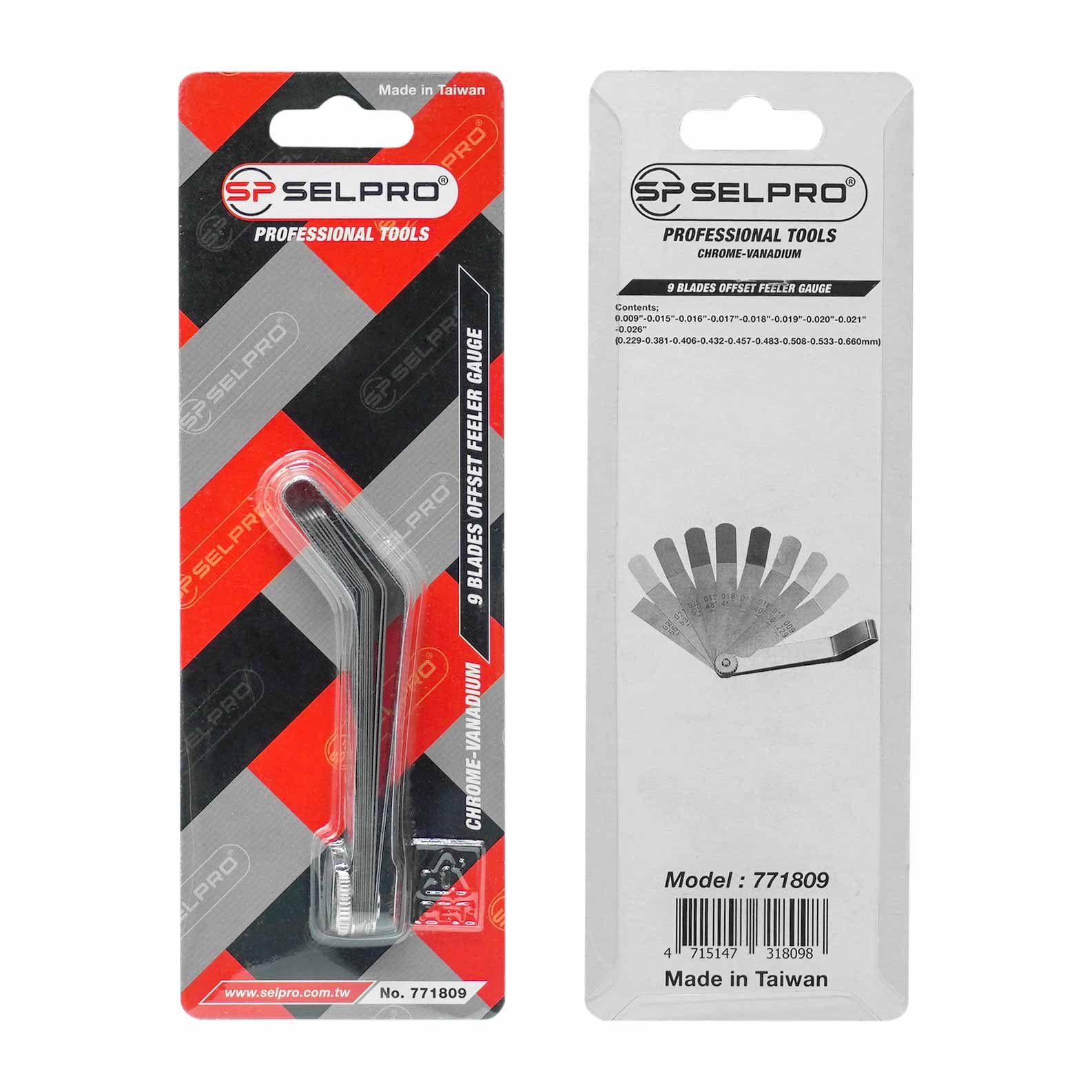 9 Blades Feeler Gauge