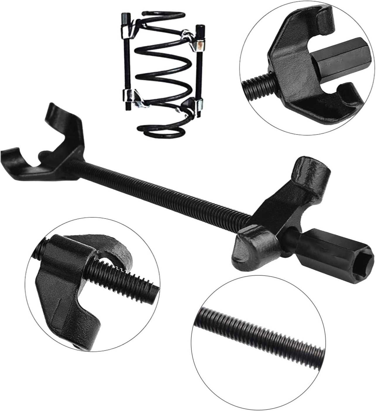 Drop Forged (L) Coil Spring Compressor Auto Suspension Remover & Installer Set of 2.	
