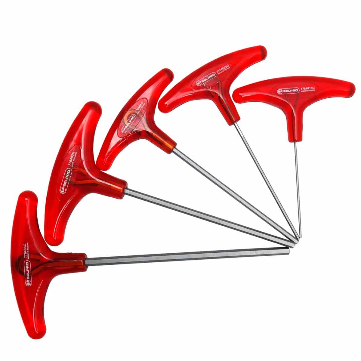 7 Pcs S2 T Type Short Hex Key Set 1.5 to 6mm