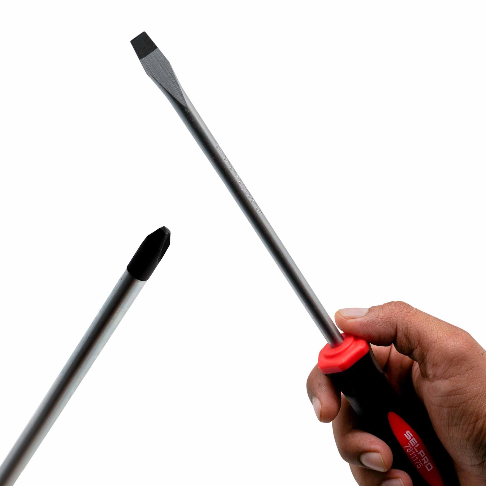 Phillips & Slotted Screwdriver With Soft Comfortable Grip