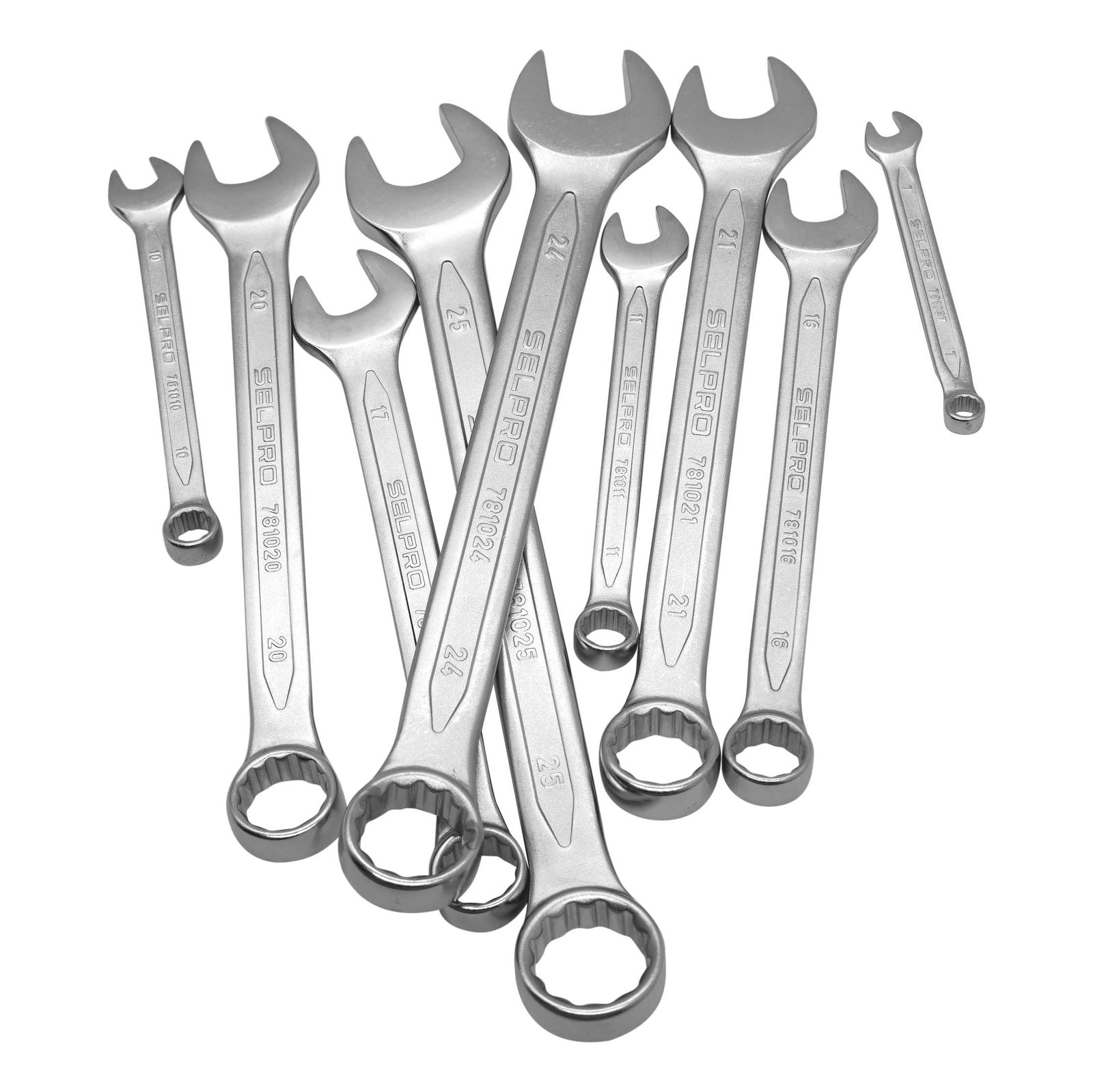 8 Pcs Combination Spanner Set.