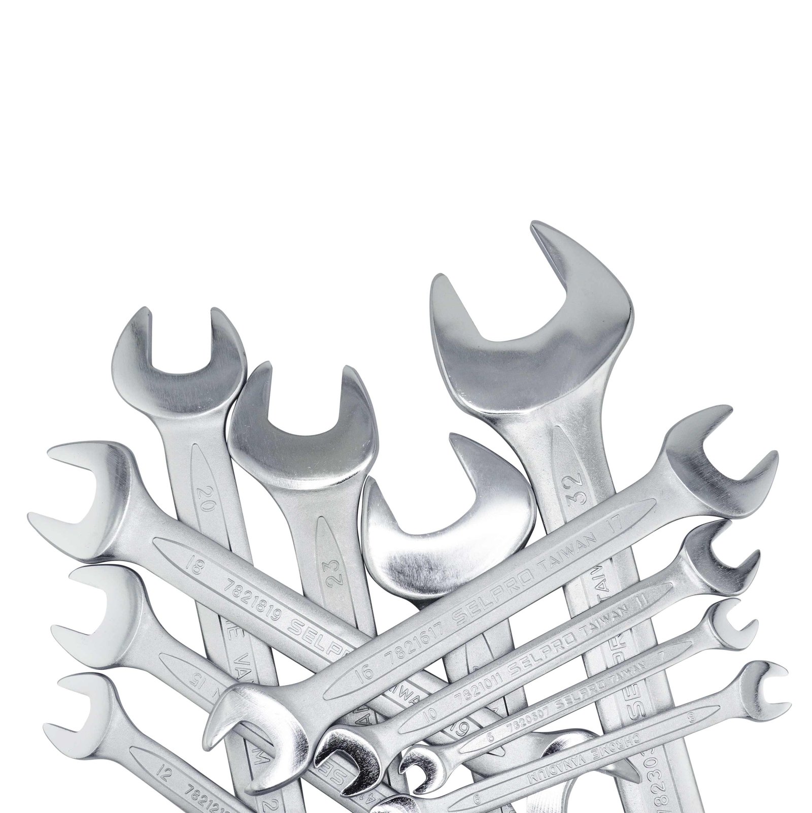 12 Pcs Double Open Spanner Set.