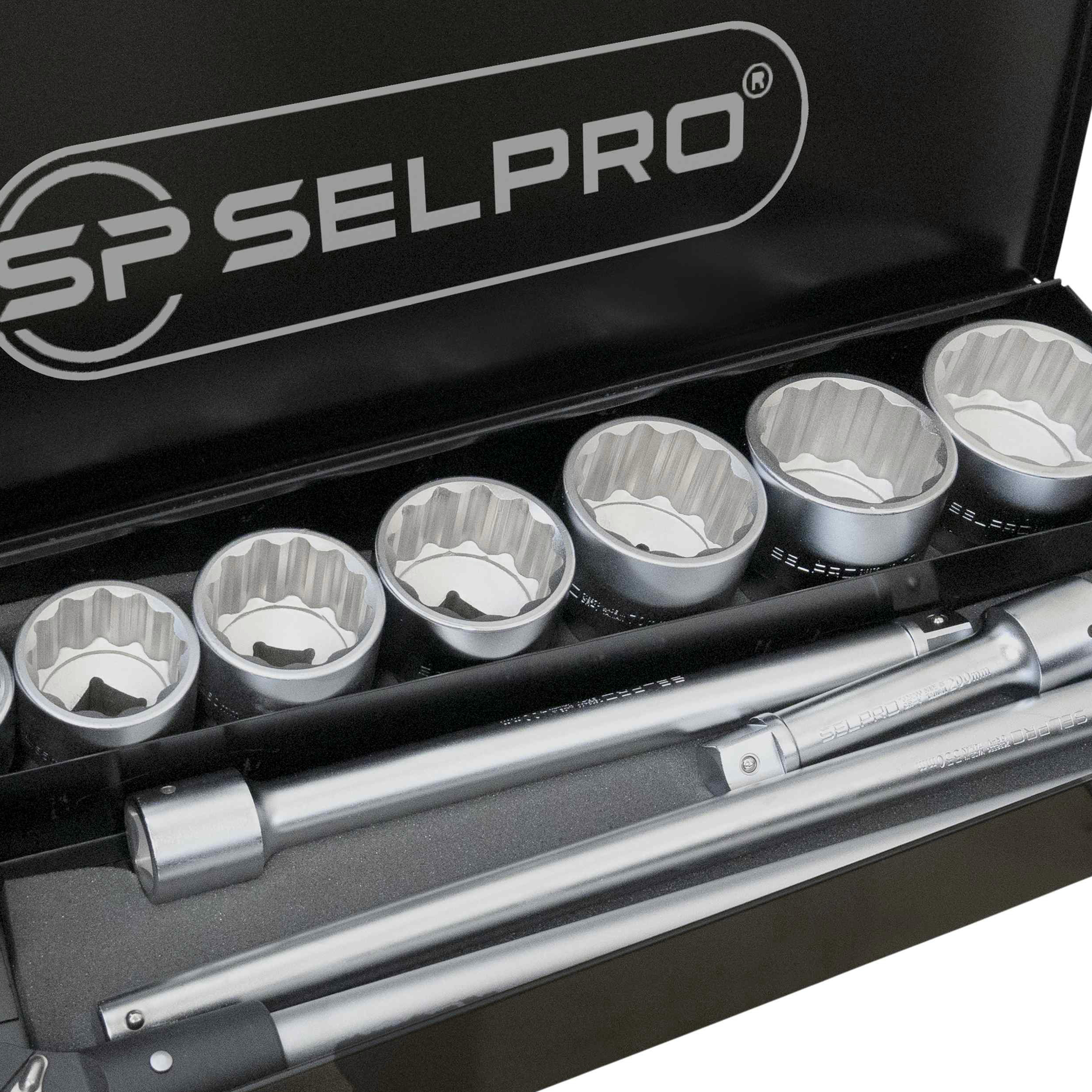 1" Dr. 14 Pcs Socket Set 12PT