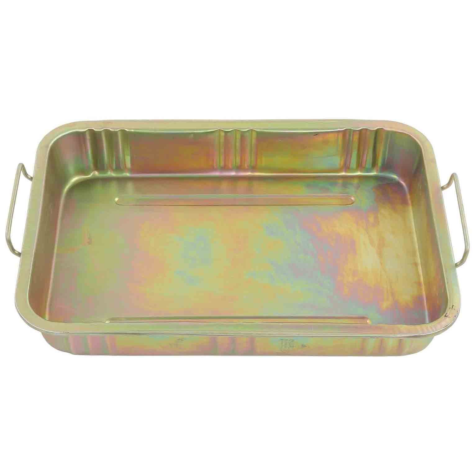 Stainless Steel Oil Drain Pan Zinc Plated Deep Pan.