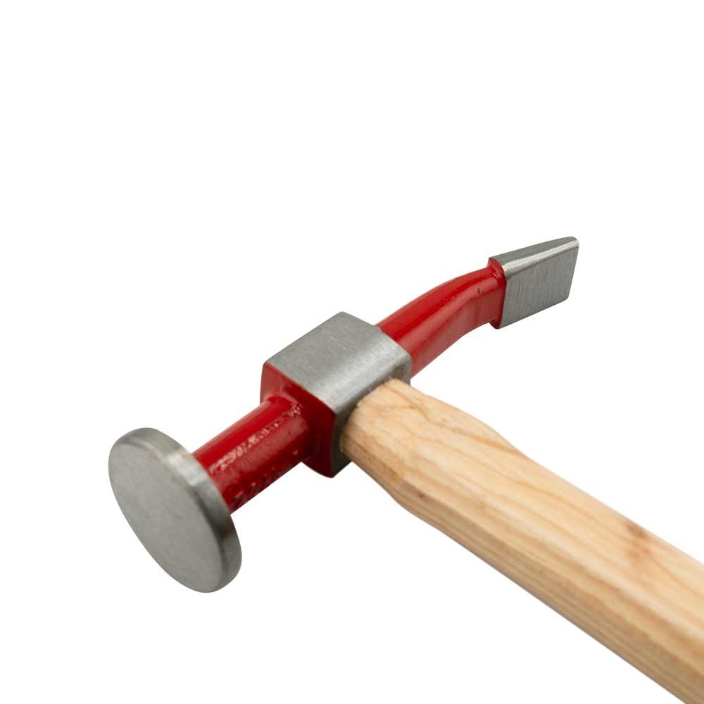 Curved Flat Pick/Pein and Finishing Hammer With Hickory Handle.