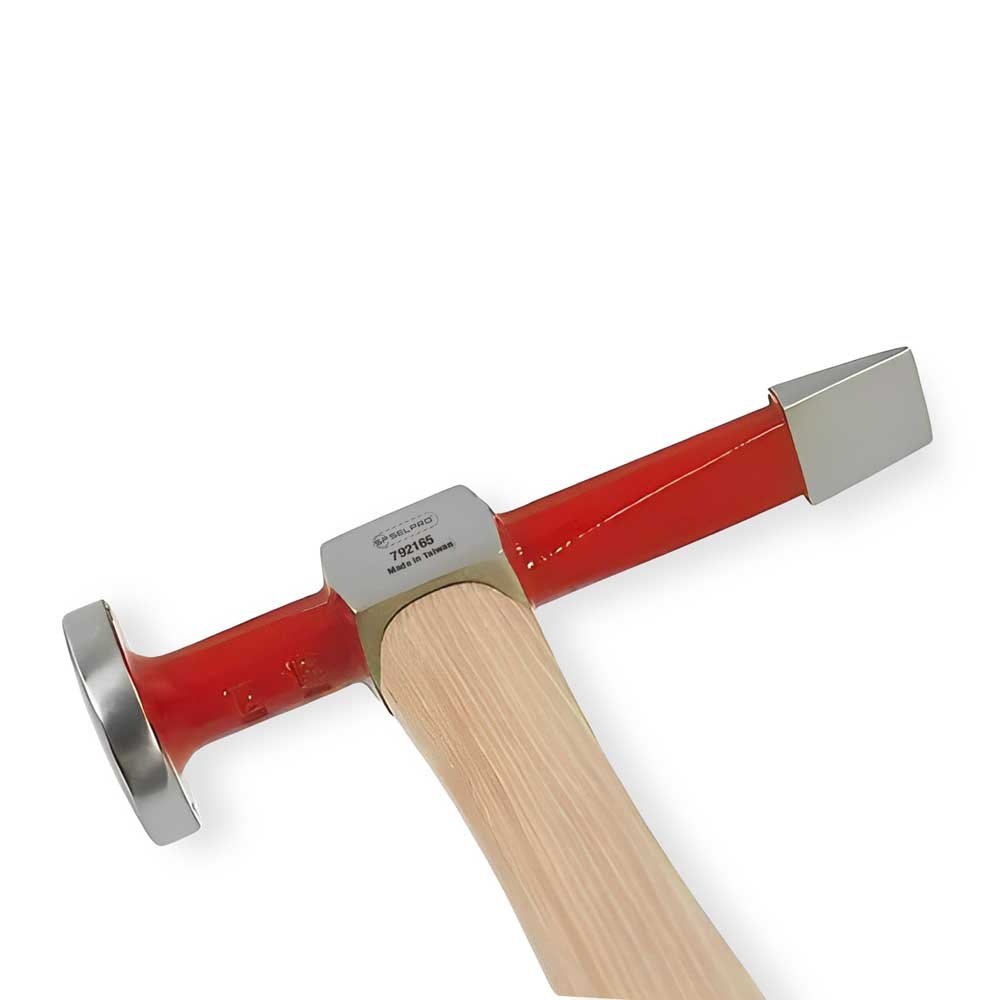 Straight Flat Pick/Pein and Finishing Hammer With Hickory Handle.