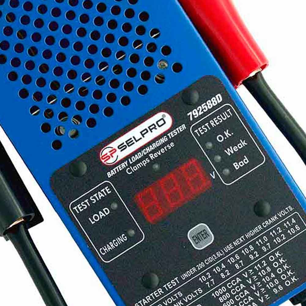 Batter Load Tester Digital Copper Clamp Connector.