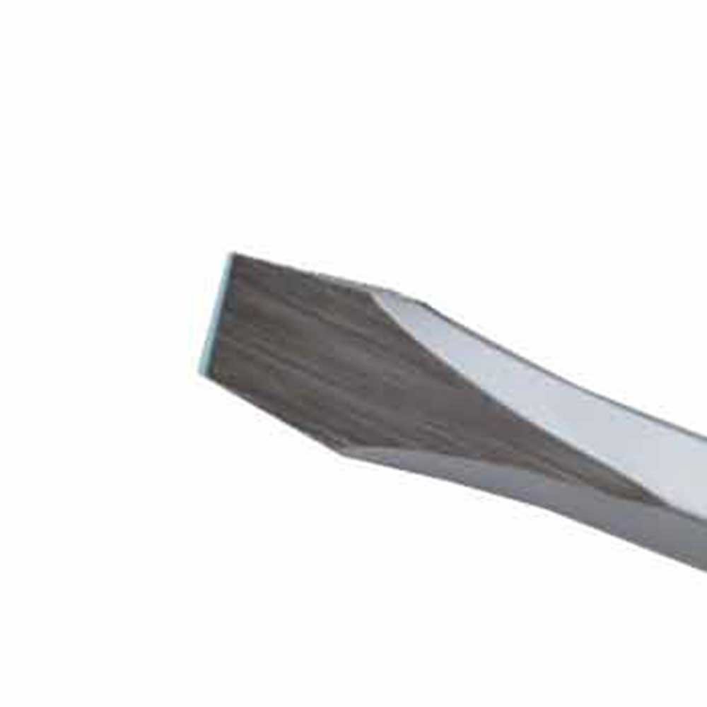 Jumbo Pry Bar Straight Tip Rugged firm grip designed plastic handle.