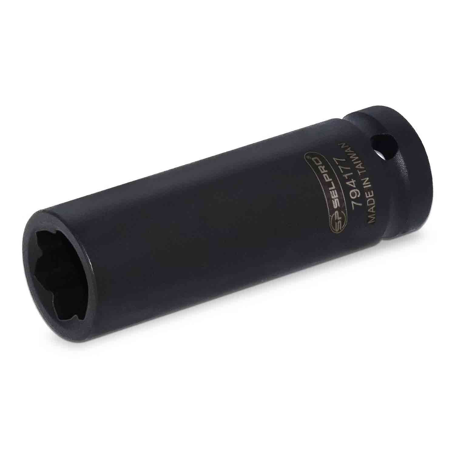 Protective Lug Nut Socket for Mercedes Benz with Convex Flower Head. 