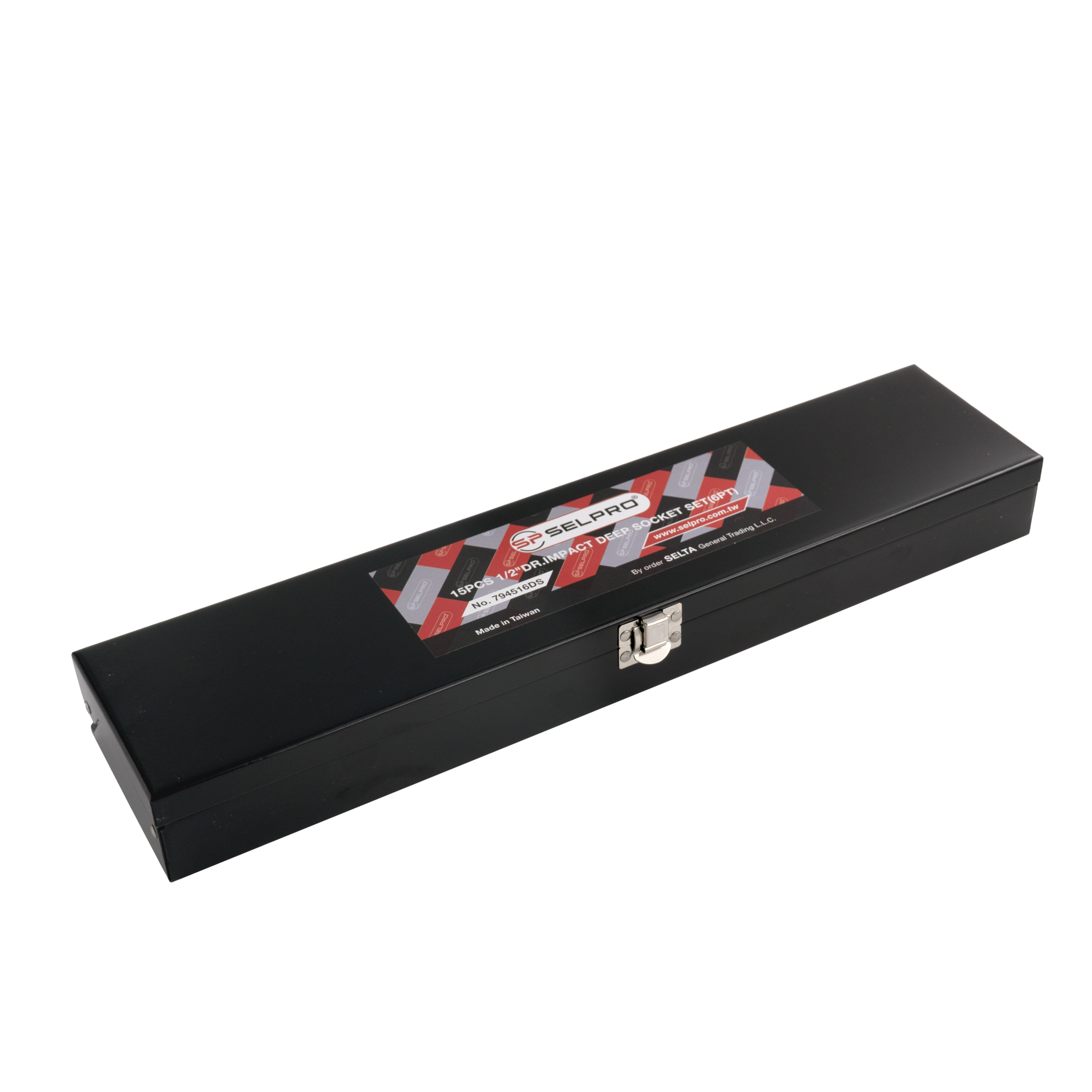 1/2" Dr. 16 Pcs Deep Impact Socket Set.
