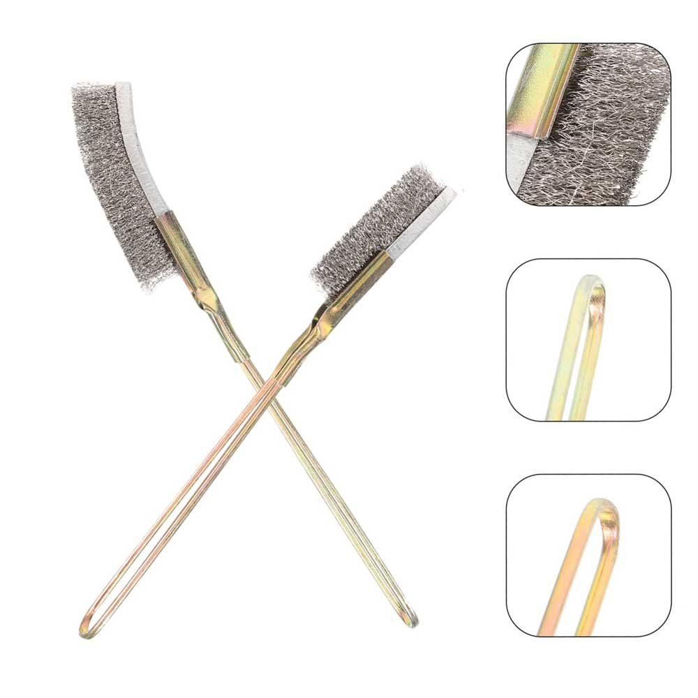 2 Pcs Steel Mini BrushSet