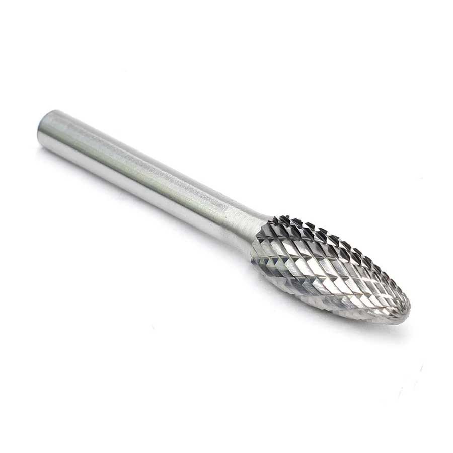 Rotary Carbide Burr Flame Shape.
