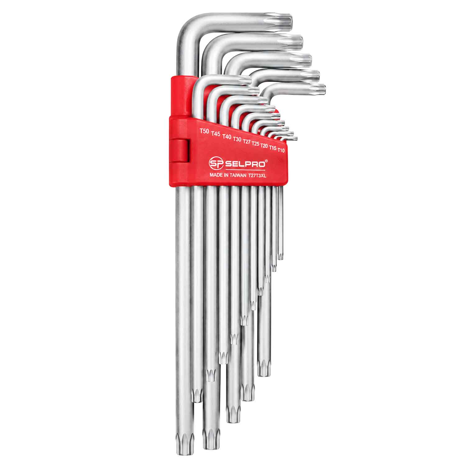 13 Pcs S2 Jumbo Extra Long Torx L-key Set T10-T80