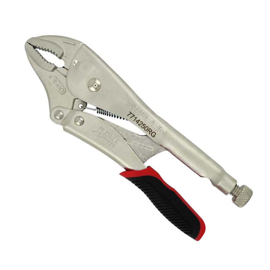 10” Curved Jaw Locking Pliers - Easy Release Type.