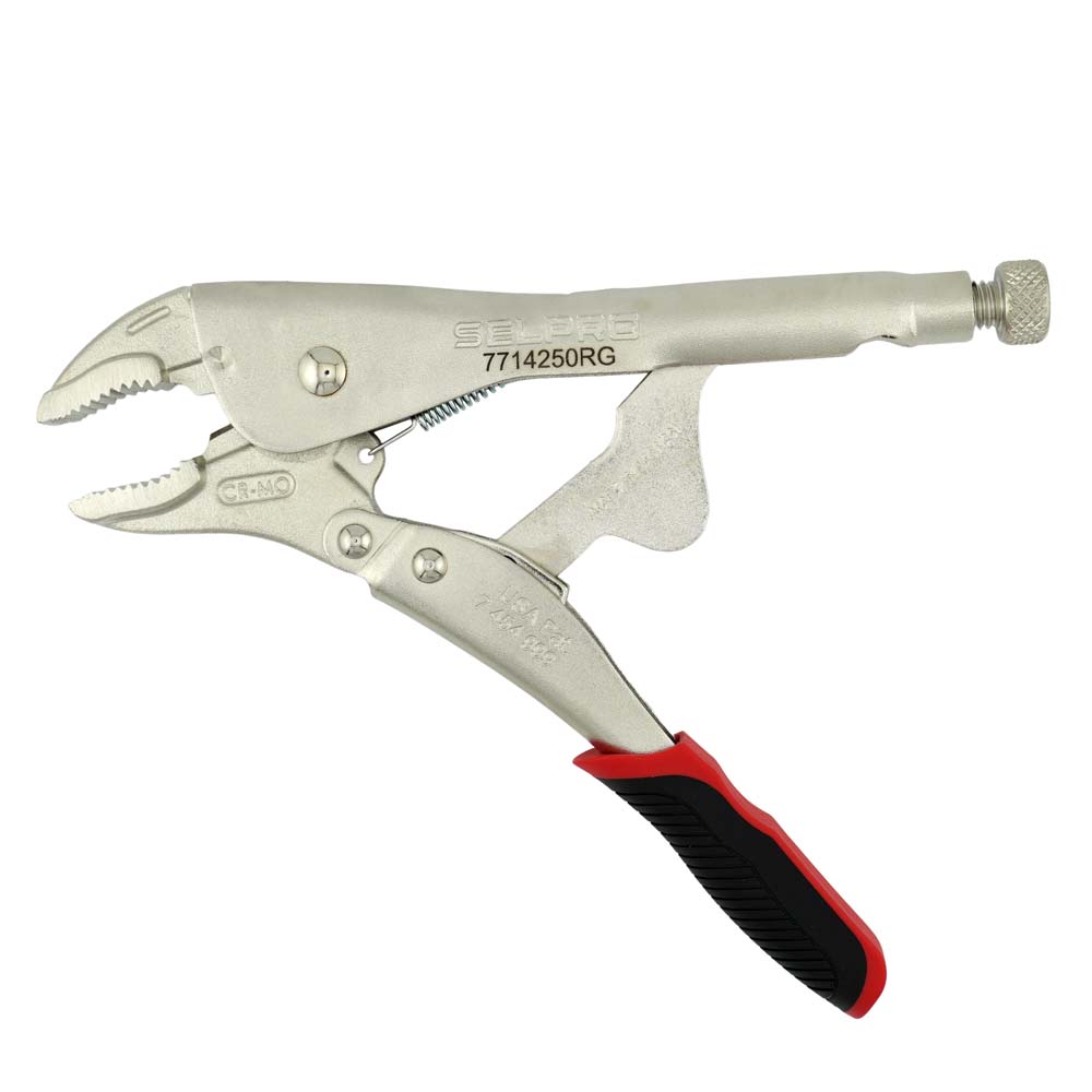 10” Curved Jaw Locking Pliers - Easy Release Type.