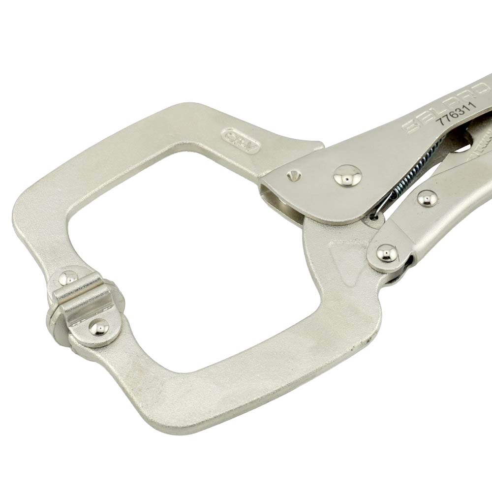 11” Locking C-Clamps With Swivel Pads