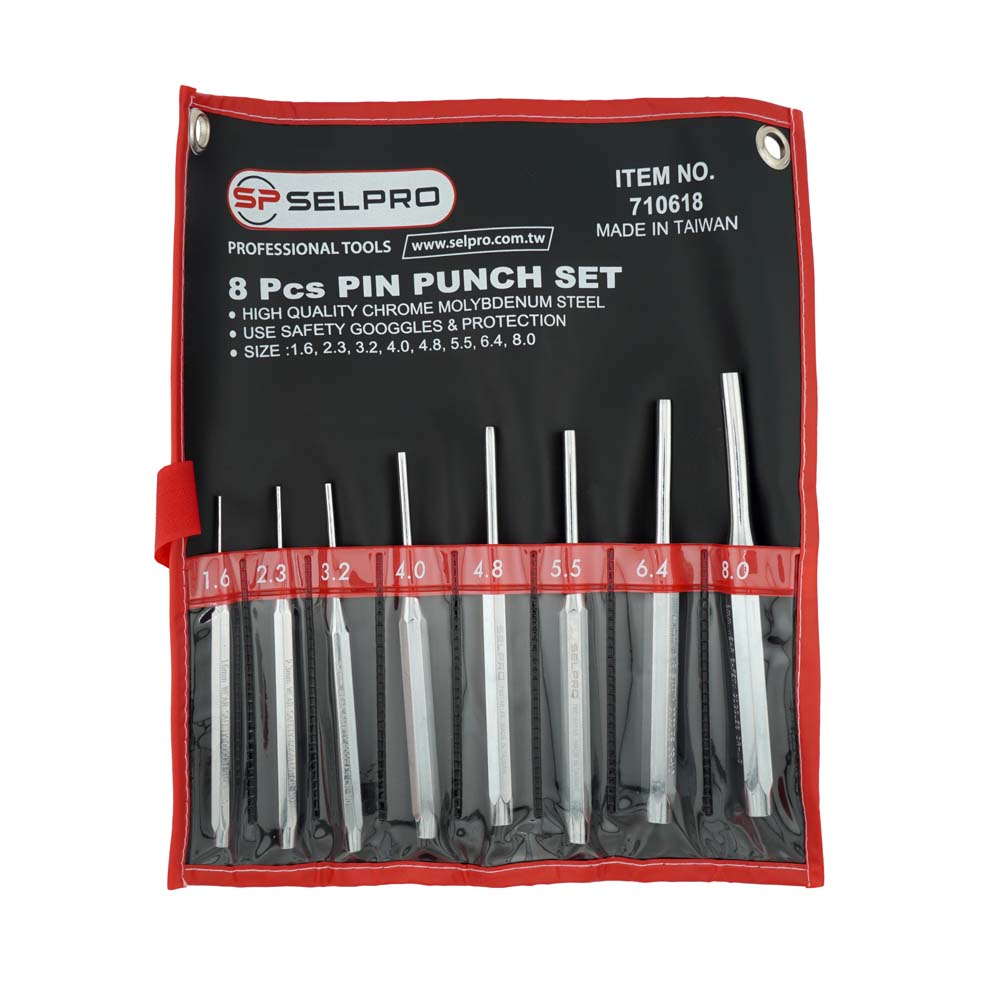 8 Pcs Pin Punch Set