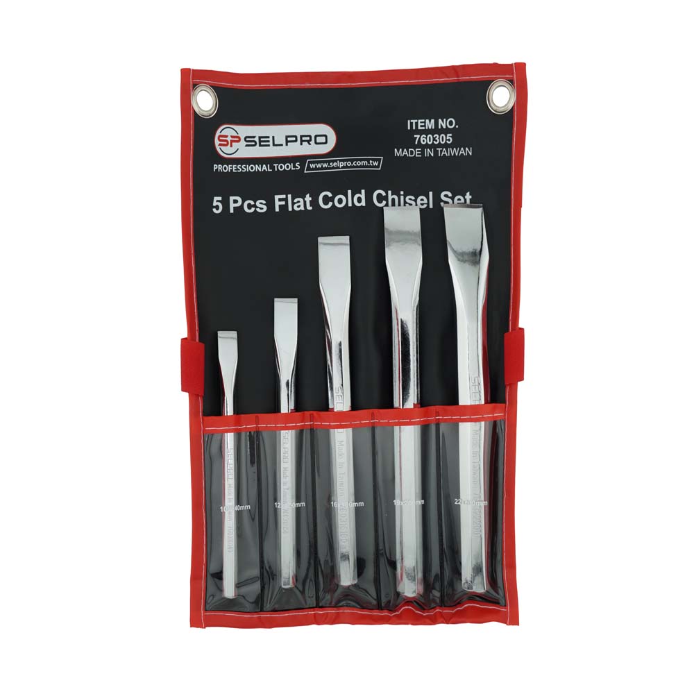 5 Pcs Flat Cold Chisel Punch Set