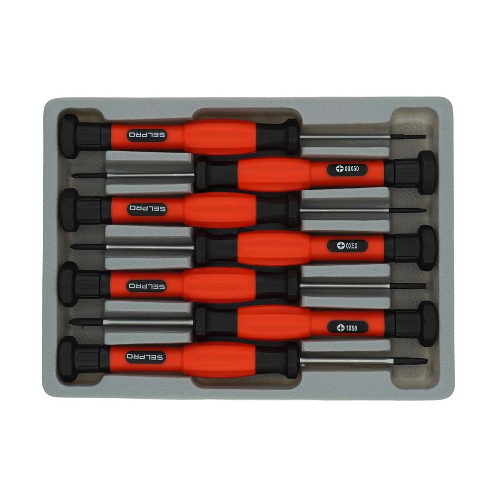7 Pcs Precision Screrwdriver Set PH + SL.