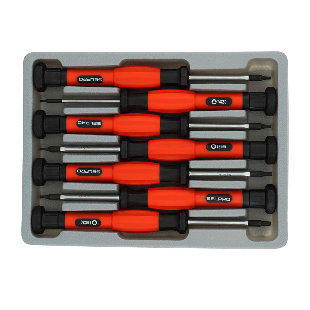 7 Pcs S2 Precision Screrwdriver Set T4 to T10.