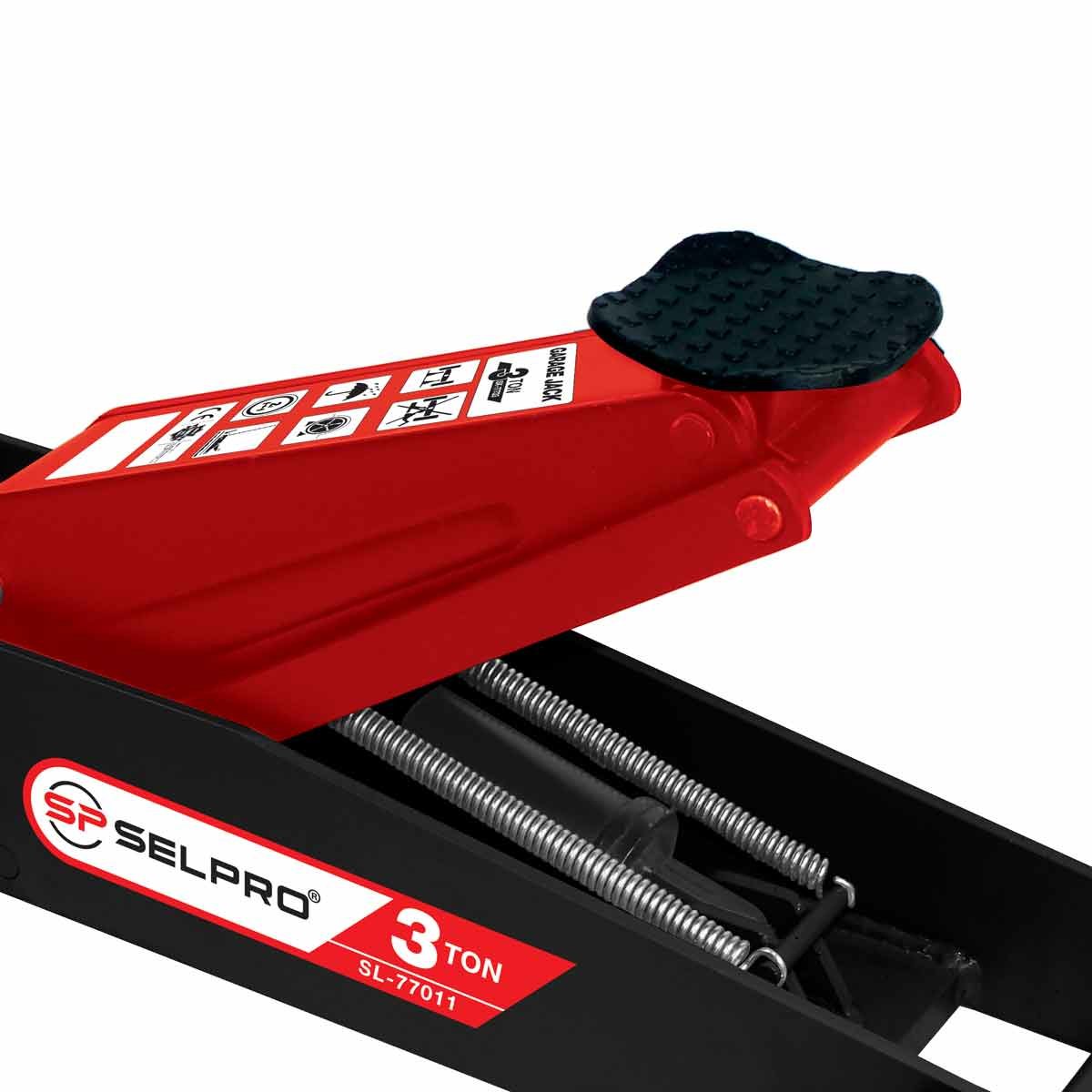 3 Ton Hydraulic Garage Service Floor Jack Long Frame